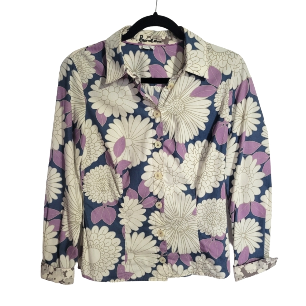 Boden Button-Down Blouse fits a 6